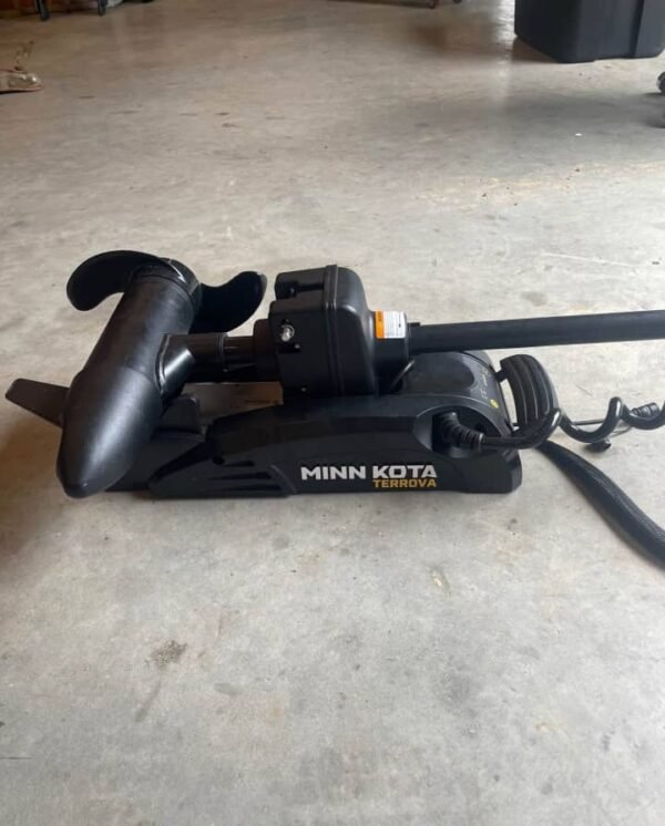 Like New Minn Kota Terrova 12V 55 lb Thrust Trolling Motor - Image 4