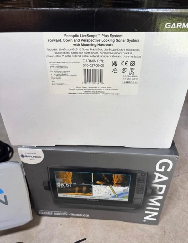 Used Garmin Livescope with LVS34 Transducer - Image 2