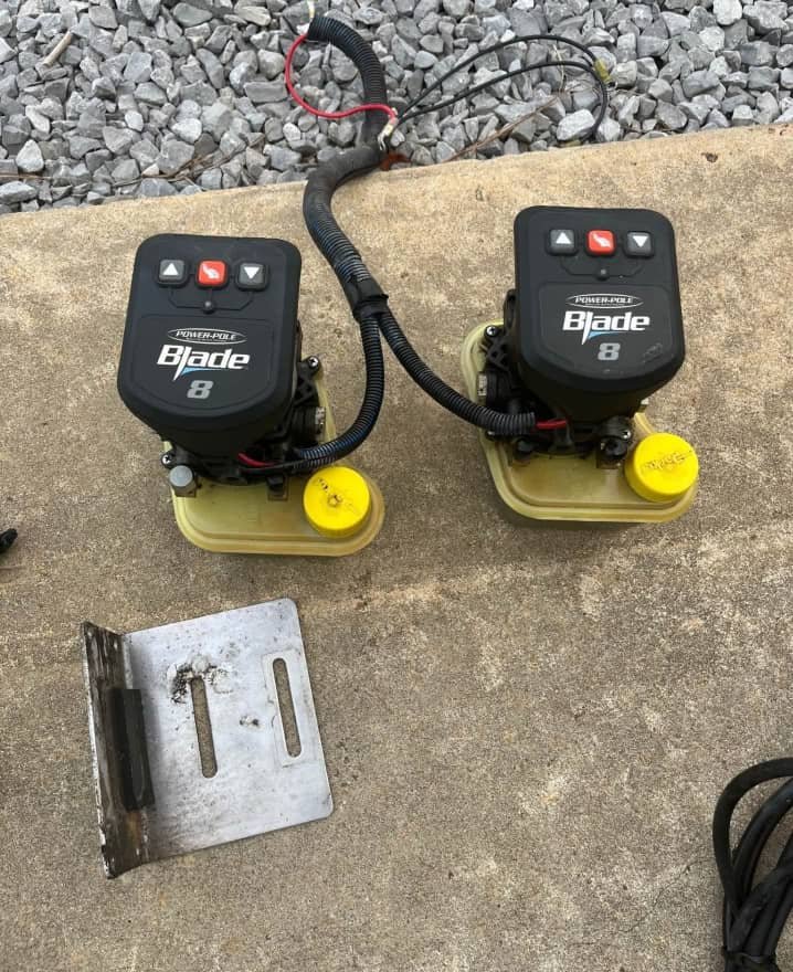 2 Newly Used 8" Power Pole Blades - Image 3