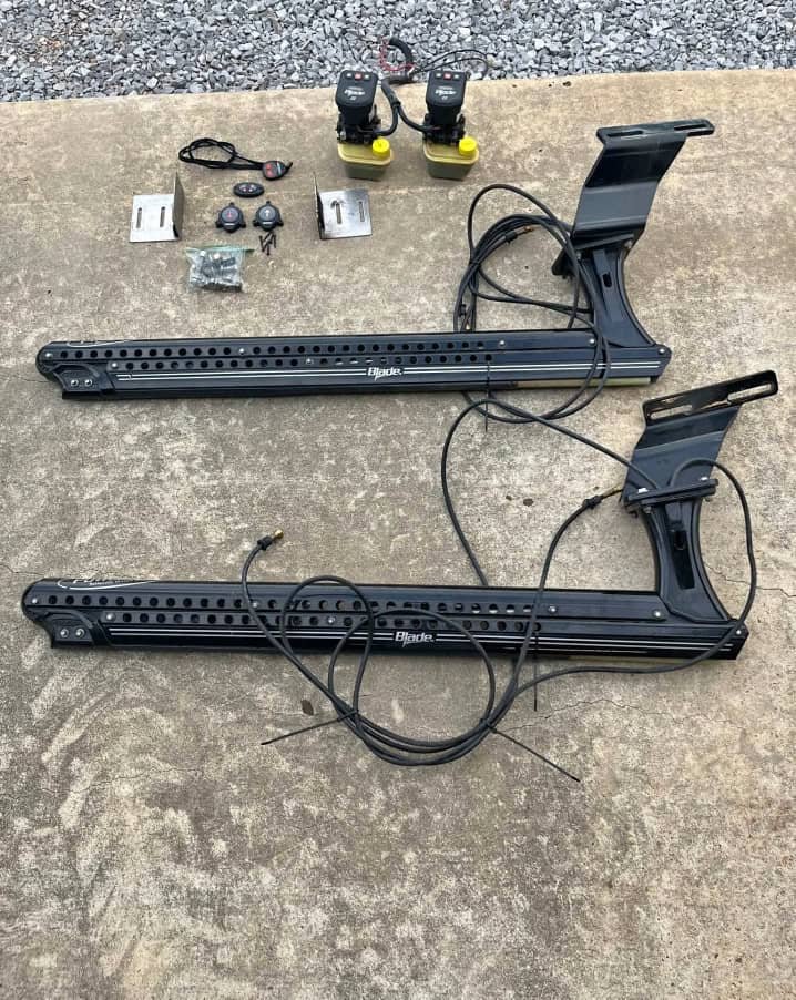 2 Newly Used 8" Power Pole Blades - Image 2